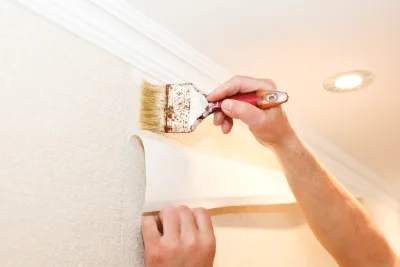 Pose de papier peint à Fontanès-de-Sault — revêtements muraux et toiles de verre